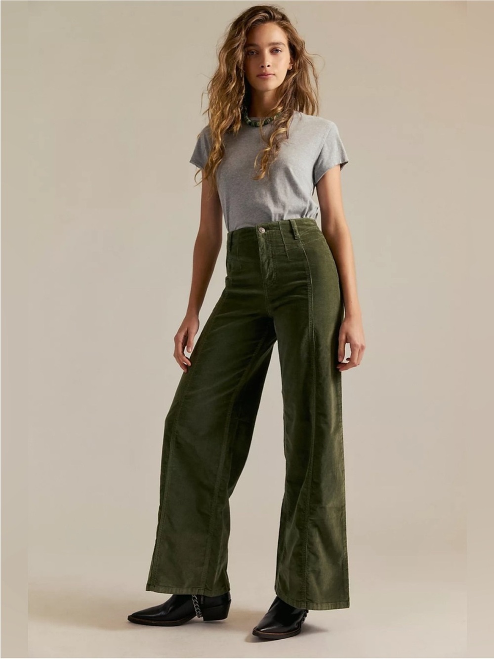 Free People We The Free Libre Cord Wide-Leg Jeans